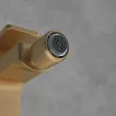 Baterie bideu Villeroy and Boch Architectura, S, 139 mm, ventil, mat, auriu, TVB12500100076 [4]