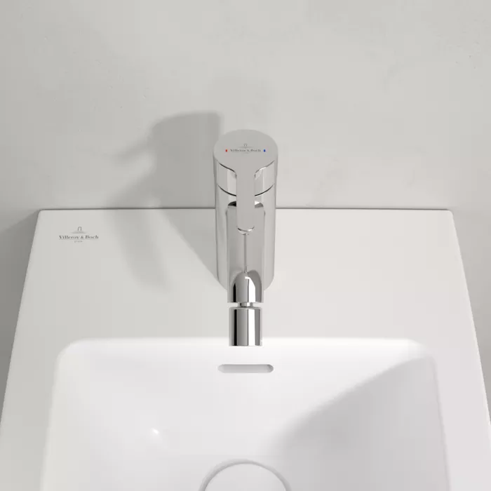 Baterie bideu Villeroy and Boch Skyla, M, 158 mm, ventil, crom, TVB11600100061 [4]