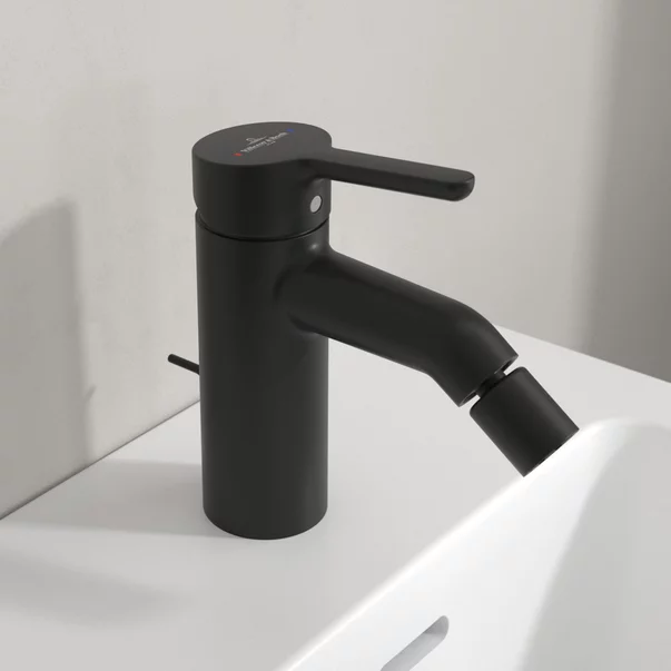 Baterie bideu Villeroy&Boch Skyla monocomanda negru mat [1]