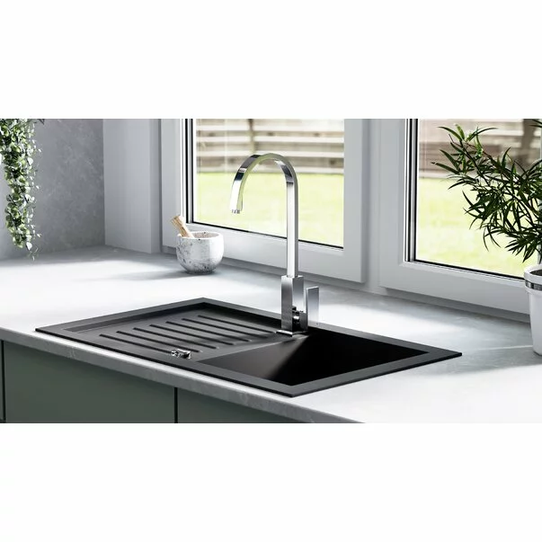 Baterie bucatarie crom cu pipa inalta Ferro Zicco [5]