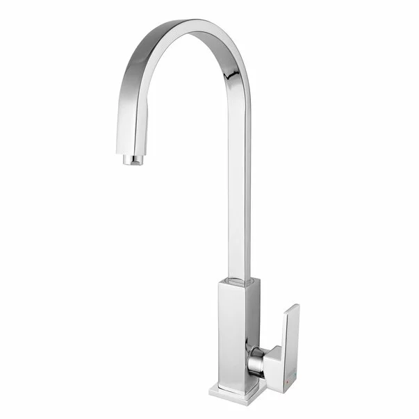 Bucatarie - Baterie bucatarie crom cu pipa inalta Ferro Zicco