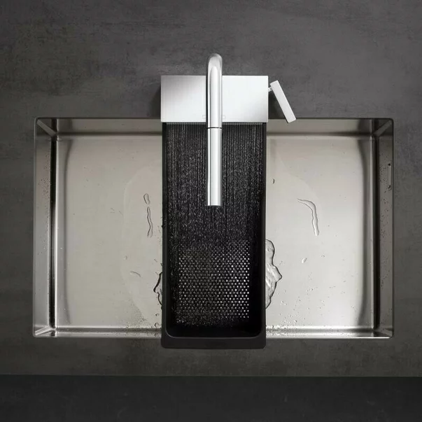 Baterie bucatarie cu dus extractibil 2 jeturi Hansgrohe Aquno Select M81 250 crom [6]