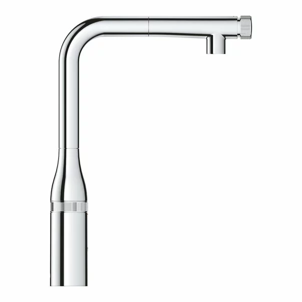 Chiuvete si baterii bucatarie - Baterie bucatarie cu dus extractibil Grohe Essence SmartControl crom