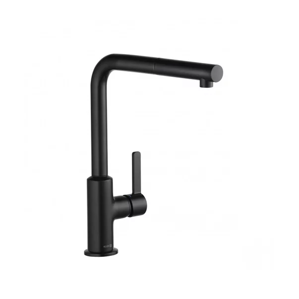 Chiuvete si baterii bucatarie - Baterie bucatarie cu dus extractibil Kludi L-ine S negru mat monocomanda