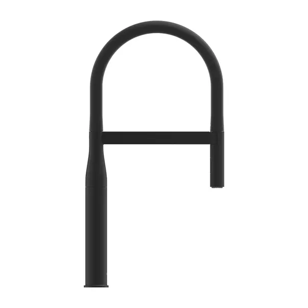 Baterie bucatarie cu pipa flexibila Grohe Essence negru mat Phantom Black [1]