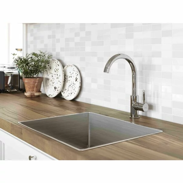 Baterie bucatarie Ferro Lugio monocomanda crom lucios [3]