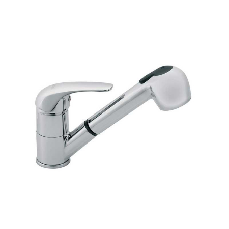 Baterii bucatarie - Baterie bucatarie, Ferro, Vasto, cu dus extractibil, crom