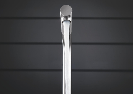 Baterie bucatarie Grohe 101072DC01, Blue Home, inalta, tip L, pentru racitor Blue Home, dus, mat, otel satinat [7]