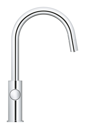 Baterie bucatarie Grohe 1010730001, 0.6 bar, 419 mm, 219 mm, 1 orificii instalare, 3 sprayuri, 150 unghi pivotare, Crom [9]