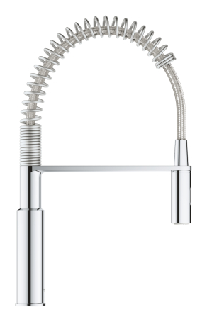 Baterie bucatarie Grohe 30361000, bucatarie Get, tip comanda monocomanda, marime extra inalta, forma pipa tip c, crom [2]