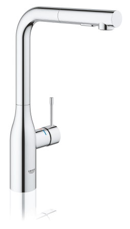 Baterie bucatarie Grohe 30432000, Accent, tip comanda monocomanda, marime inalta, forma pipa tip l, crom [2]