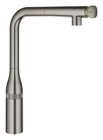 Baterie bucatarie Grohe 30444AL0, 1 bar, 366 mm, 199 mm, 1 orificii instalare, 1 sprayuri, 180 unghi pivotare, Grafit [3]