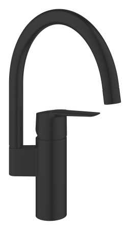 Baterii bucatarie - Baterie bucatarie Grohe 304692430, 0.8 bar, 339 mm, 183 mm, 1 orificii instalare, 1 sprayuri, 360 unghi pivotare, Negru