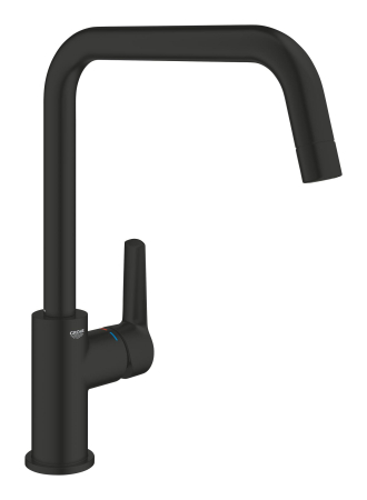 Baterii bucatarie - Baterie bucatarie Grohe 304702430, 1 bar, 310 mm, 228 mm, 1 orificii instalare, 1 sprayuri, 180 unghi pivotare, Negru