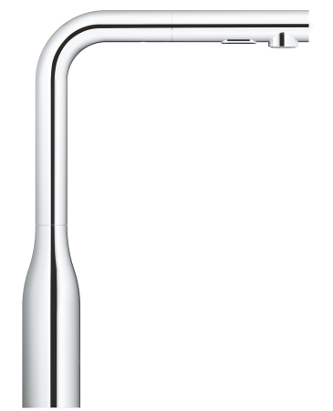 Baterie bucatarie Grohe 30504000, 1 bar, 348 mm, 204 mm, 1 orificii instalare, 2 sprayuri, 180 unghi pivotare, Crom [3]