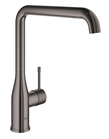 Baterii bucatarie - Baterie bucatarie Grohe 30505A00, Essence, 3/8'', inalta, tip L, lucios, grafit