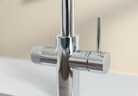 Baterie bucatarie Grohe 30588000, 1 bar, 370 mm, 221 mm, 1 orificii instalare, 2 sprayuri, 180 unghi pivotare, Crom [3]