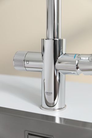 Baterie bucatarie Grohe 30590000, 1 bar, 367 mm, 223 mm, 1 orificii instalare, 2 sprayuri, 180 unghi pivotare, Crom [2]