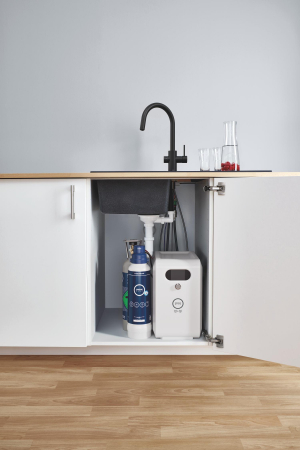 Baterie bucatarie Grohe 31323KS2, Blue Professional, inalta, tip C, filtrare, apa carbogazoasa, include racitor, mat [4]