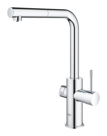 Baterie bucatarie Grohe 31539000, 1 bar, 378 mm, 221 mm, 1 orificii instalare, 3 sprayuri, 150 unghi pivotare, Crom [4]
