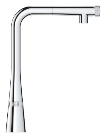 Baterie bucatarie Grohe 31593002, 1 bar, 370 mm, 199 mm, 1 orificii instalare, 2 sprayuri, 140 unghi pivotare, Crom [2]