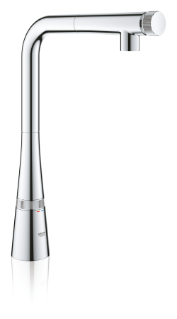 Baterie bucatarie Grohe 31593002, 1 bar, 370 mm, 199 mm, 1 orificii instalare, 2 sprayuri, 140 unghi pivotare, Crom [3]