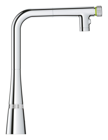 Baterie bucatarie Grohe 31886000, 1 bar, 376 mm, 200 mm, 1 orificii instalare, 2 sprayuri, 180 unghi pivotare, Crom [5]