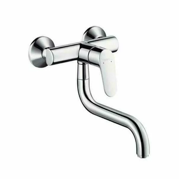 Chiuvete si baterii bucatarie - Baterie bucatarie Hansgrohe Focus cu montare pe perete crom
