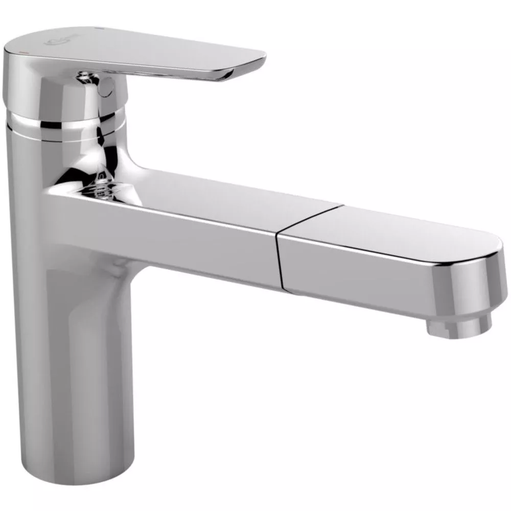 Chiuvete si baterii bucatarie - Baterie bucatarie Ideal Standard Ceraplan III, medie, tip L, dus, crom, B0956AA