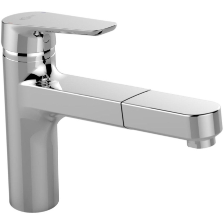 Baterii bucatarie - Baterie bucatarie Ideal Standard Ceraplan III, medie, tip L, dus, crom, B0956AA