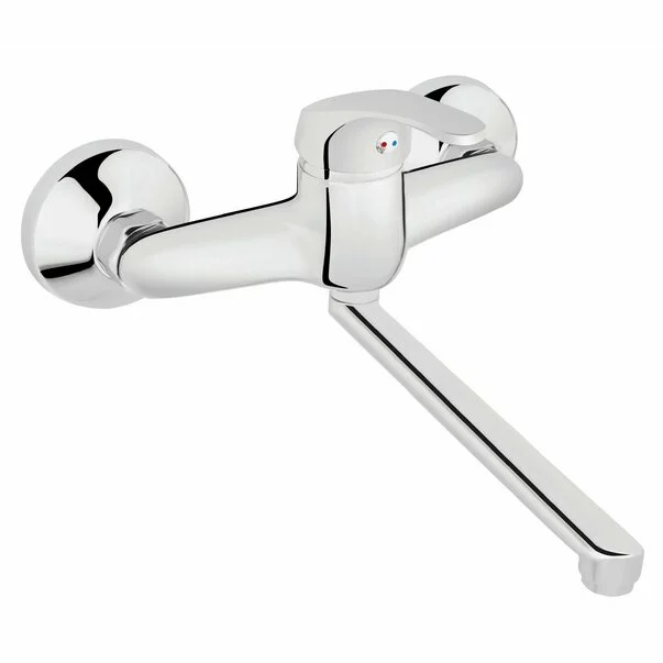 Baterie bucatarie montare pe perete Ferro Basic pipa 22 cm [1]