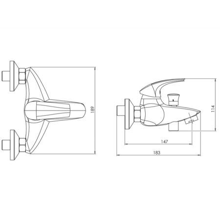 Baterie cada culoare crom Ferro, Metalia 57 [1]