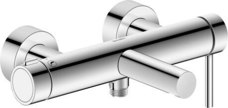 Baie - Baterie cada Duravit CE5230000010, Circle, montaj pe perete, tip incastrare aparent, tip comanda monocomanda, crom