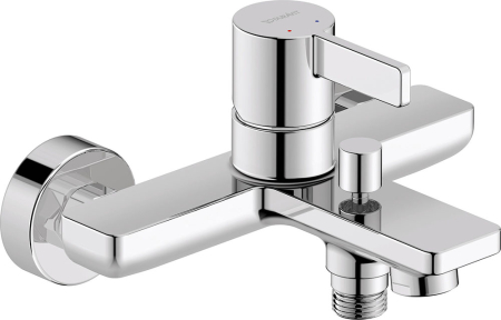Baie - Baterie cada Duravit DE5230000010, D-Neo, montaj pe perete, tip incastrare aparent, tip comanda monocomanda, crom