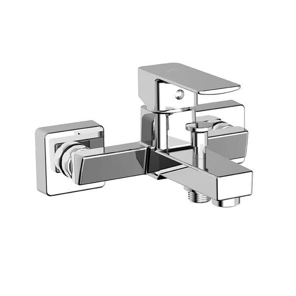 Baterii cada si dus - Baterie cada - dus Gala Cubo monocomanda crom lucios