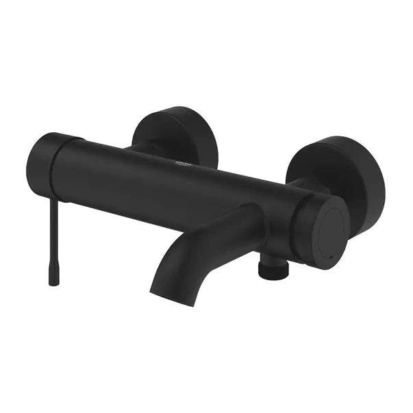 Baterii cada si dus - Baterie cada - dus Grohe Essence negru mat Phantom Black