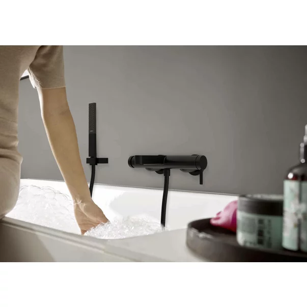 Baterie cada - dus Hansgrohe Finoris negru monocomanda [1]
