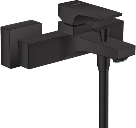 Baie - Baterie cada - dus Hansgrohe Metropol negru mat 18 cm