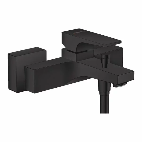 Baterii cada si dus - Baterie cada - dus Hansgrohe Metropol negru mat 18 cm