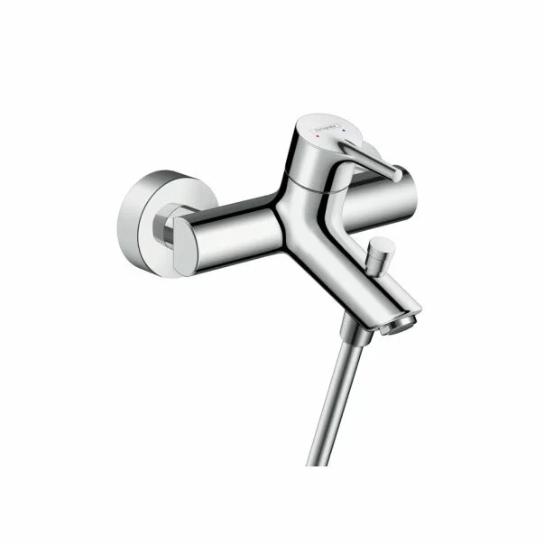 Baterii cada si dus - Baterie cada - dus Hansgrohe Talis S crom lucios