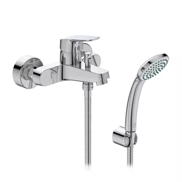 Baterii cada si dus - Baterie cada - dus Ideal Standard Ceraflex crom lucios cu set de dus