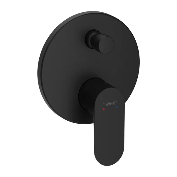 Baterii cada si dus - Baterie cada - dus incastrata Hansgrohe Rebris S negru mat