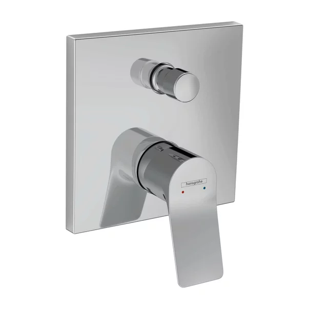 Baterii sanitare - Baterie cada - dus incastrata Hansgrohe Vivenis crom lucios fara corp ingropat