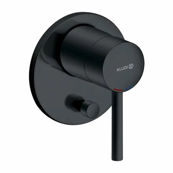 Baterii cada si dus - Baterie cada - dus incastrata Kludi Bozz monocomanda negru mat