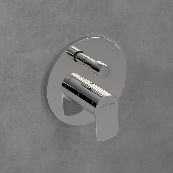 Baterii sanitare - Baterie cada-dus incastrata Villeroy&Boch O.novo crom lucios fara corp ingropat