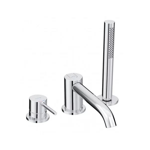 Baterii cada si dus - Baterie cada - dus Kludi Bozz crom monocomanda 3 elemente