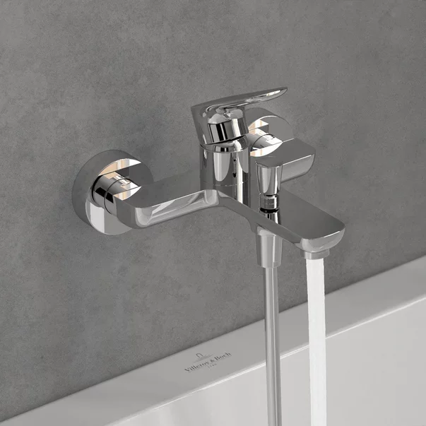 Baterie cada-dus Villeroy&Boch O.novo monocomanda crom lucios [3]