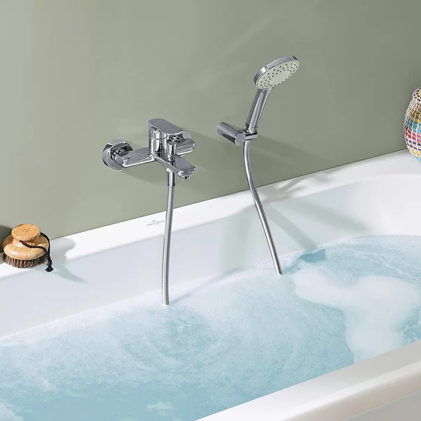 Baterie cada-dus Villeroy&Boch O.novo monocomanda crom lucios [5]