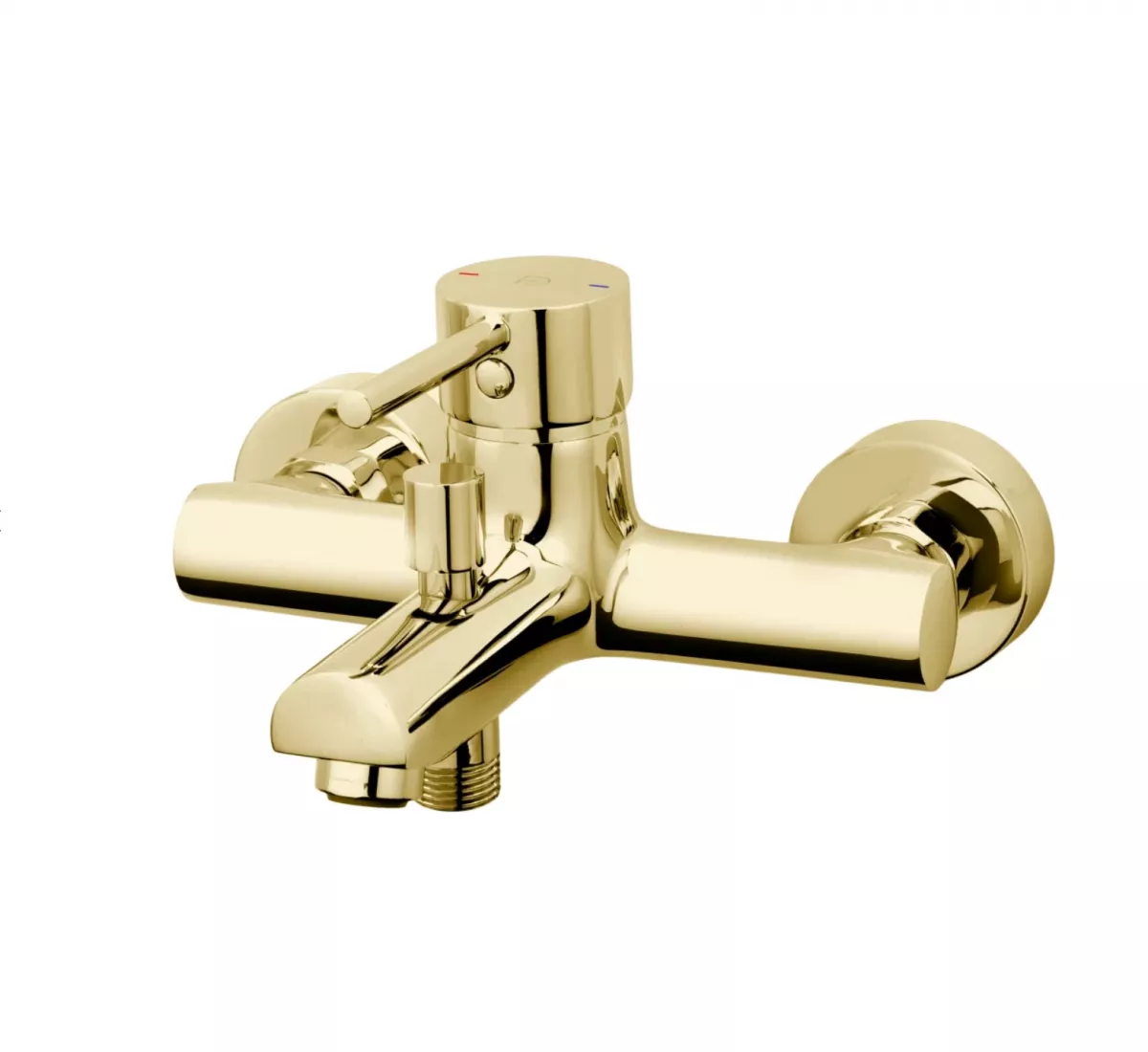 Baterii cada si dus - Baterie cada FDesign Flusso, aparenta, diverter, lucios, auriu, FD1-FLS-1-55