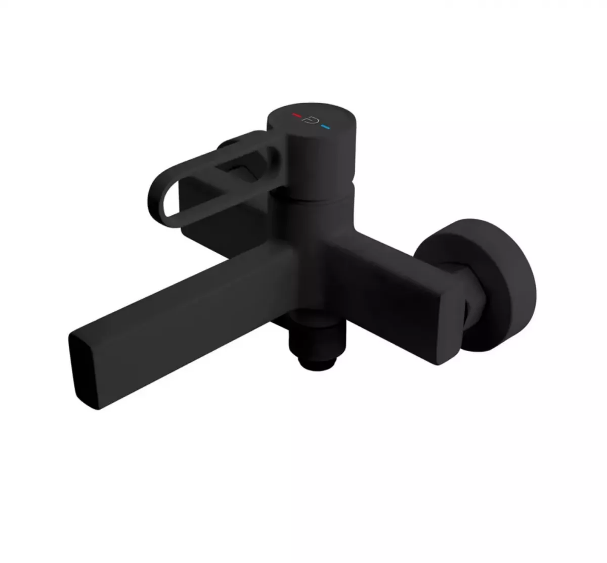 Baterie cada FDesign Zaffiro, aparenta, diverter, set dus, mat, negru, FD1-ZFR-1-22 [1]